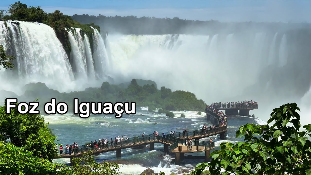 Devasa Büyüklükteki Iguazu Şelalesi - Foz do Iguaçu / BREZİLYA