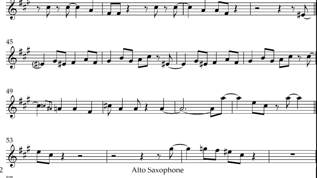 All Of Me - Lead Alto