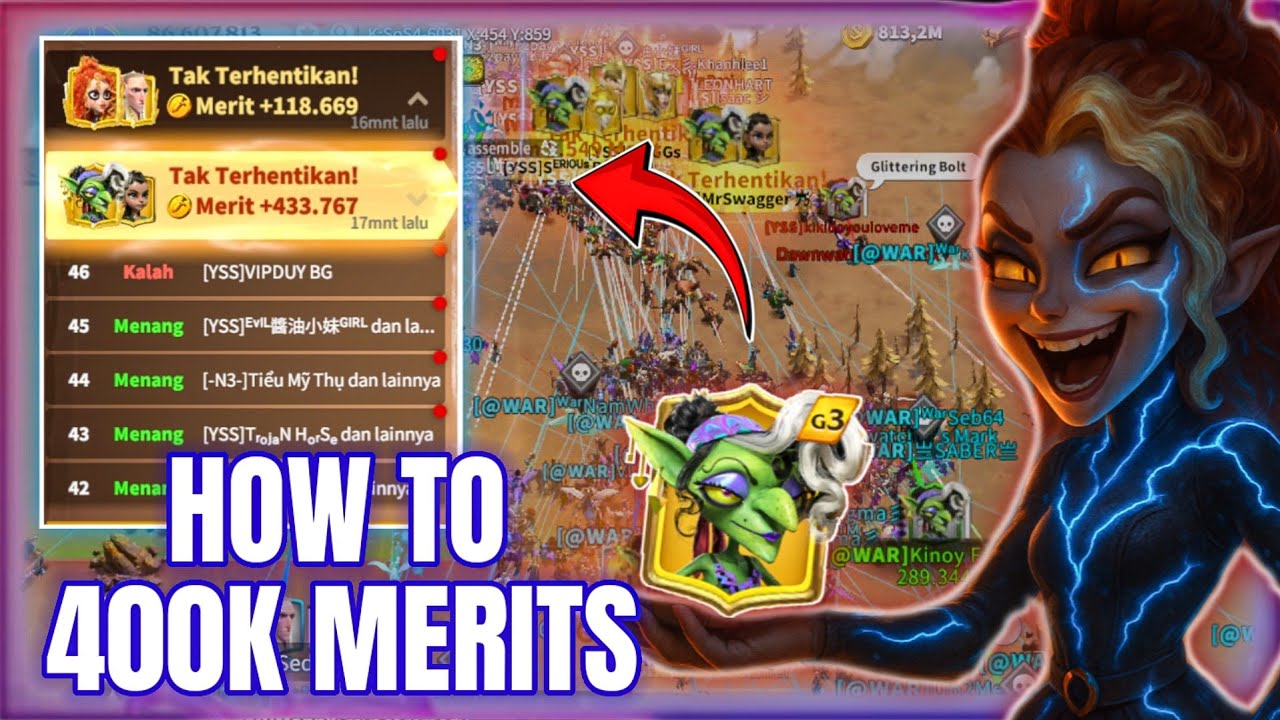 WAR ZONE 4 vs YSS‼️i got 400k merits in defense mode - call of dragons gameplay