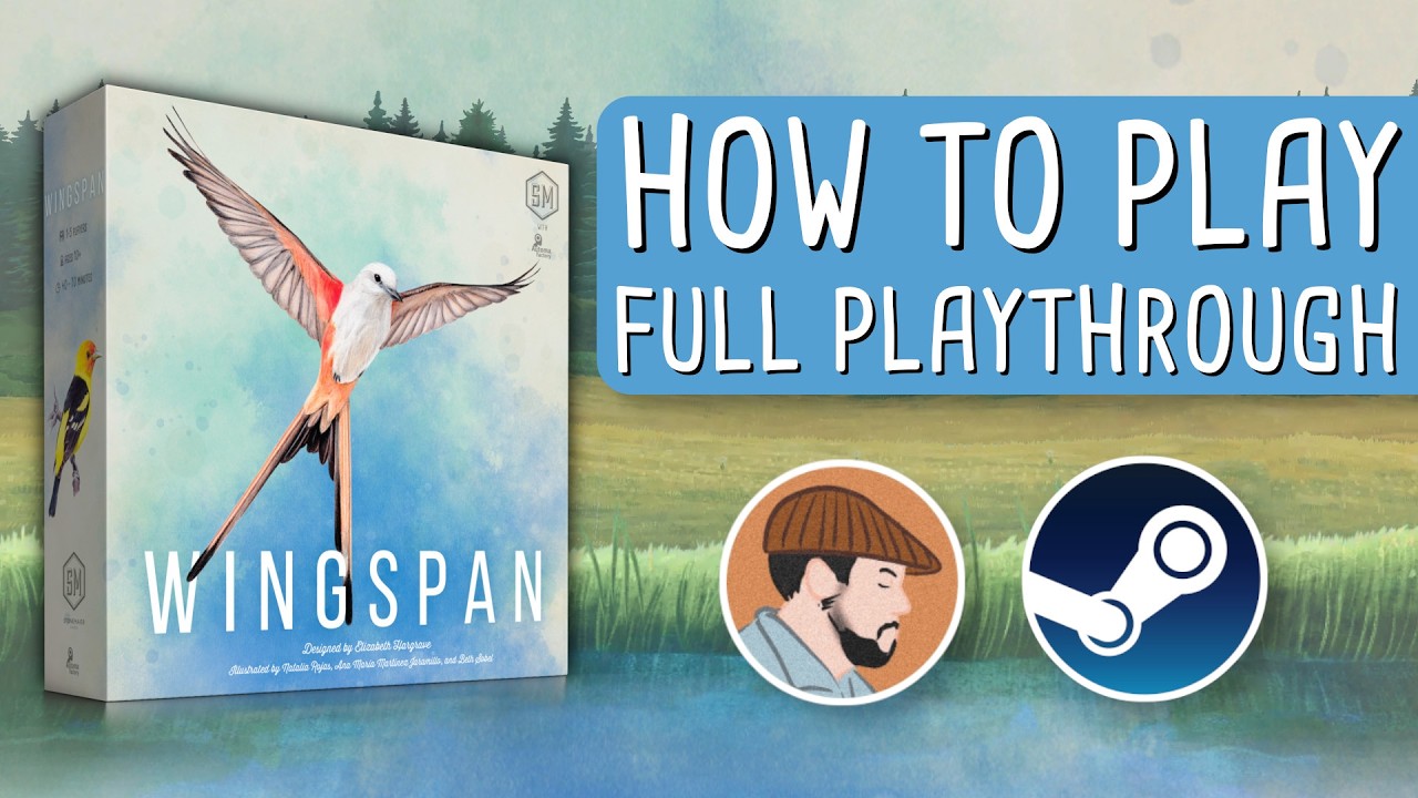 How to Play Wingspan - Full Digital Playthrough | Steam