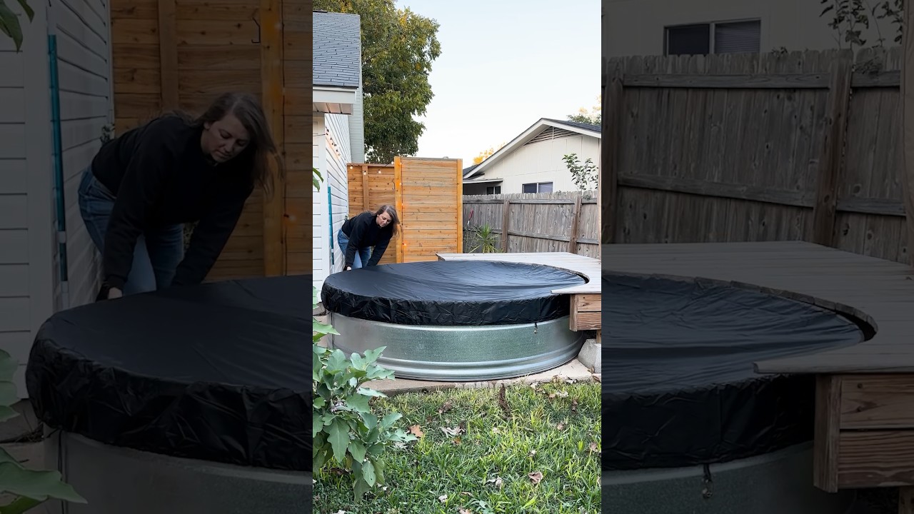 How I WINTERIZE Our Stock Tank Pool ❄️