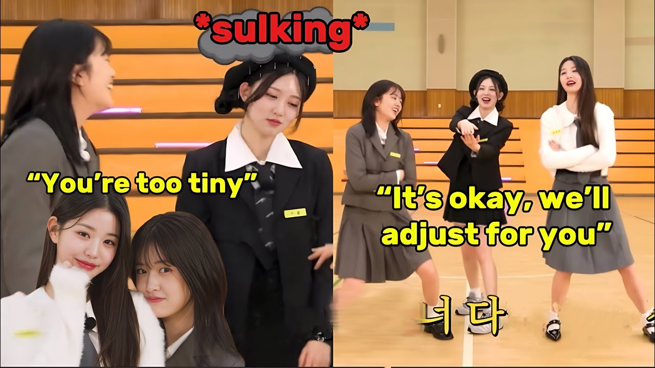 GAEUL is so done with her IVE members calling her tiny (WONYOUNG & YUJIN adjusted their height)