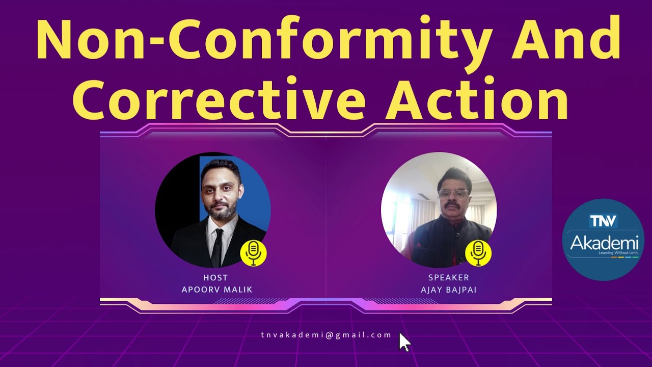 Webinar On Non-Conformity And Corrective Action Clause 10.2 Of ISO 9001