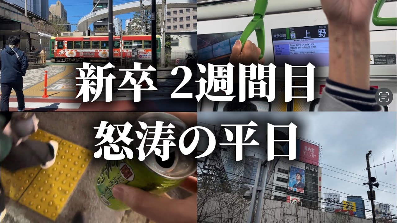 【新卒】25卒社会人 2週間目 怒涛の平日ルーティン