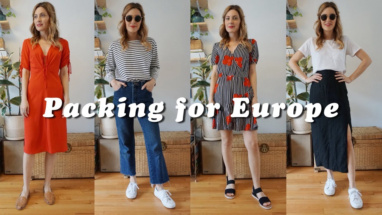 Pack with Me for Paris & Spain | OOTD & OUTFITS 2019 Tiny Acorn