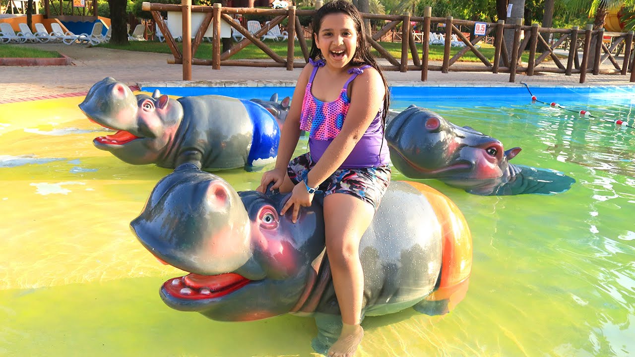 !! Shafa fun at water park !! 어린이를위한 매직 미러로 즐기는 워터 파크 어드벤처 샤파