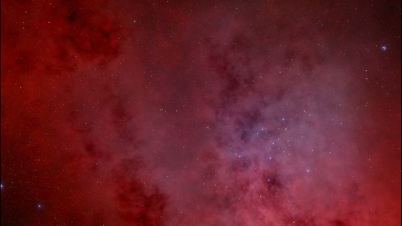 The Wizard Nebula NGC 7380. Space Engine Virtual Universe 4K.