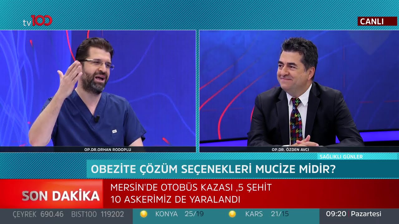 Obezite cerrahisi - Op.Dr. Özden Avcı - Sağlıklı Günler - 27 Temmuz 2020
