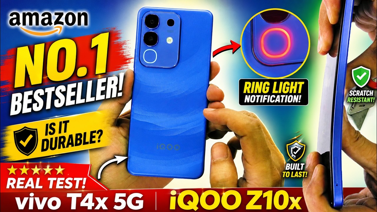 vivo T4x | iQOO Z10x 5G Durability Test – No.1 on Amazon But is it Durable enough?