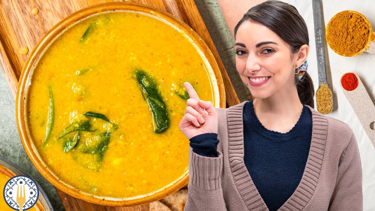 Red Lentil (Dal) Soup | Protein Packed!
