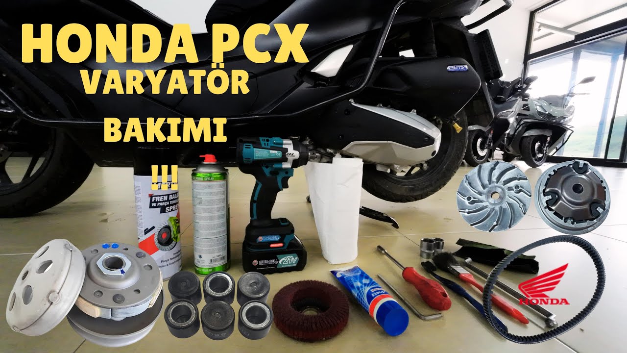 HONDA PCX VARYATÖR BAKIMI !!!