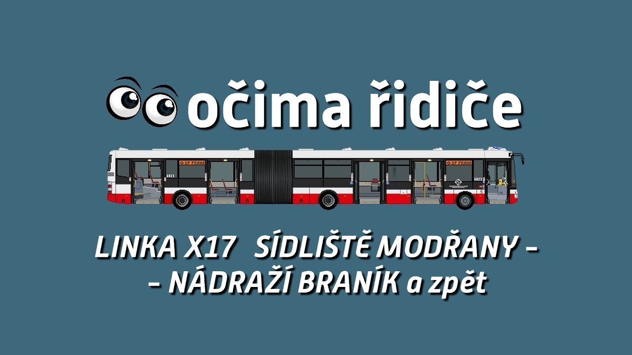 POV očima řidiče autobusu: linka X17