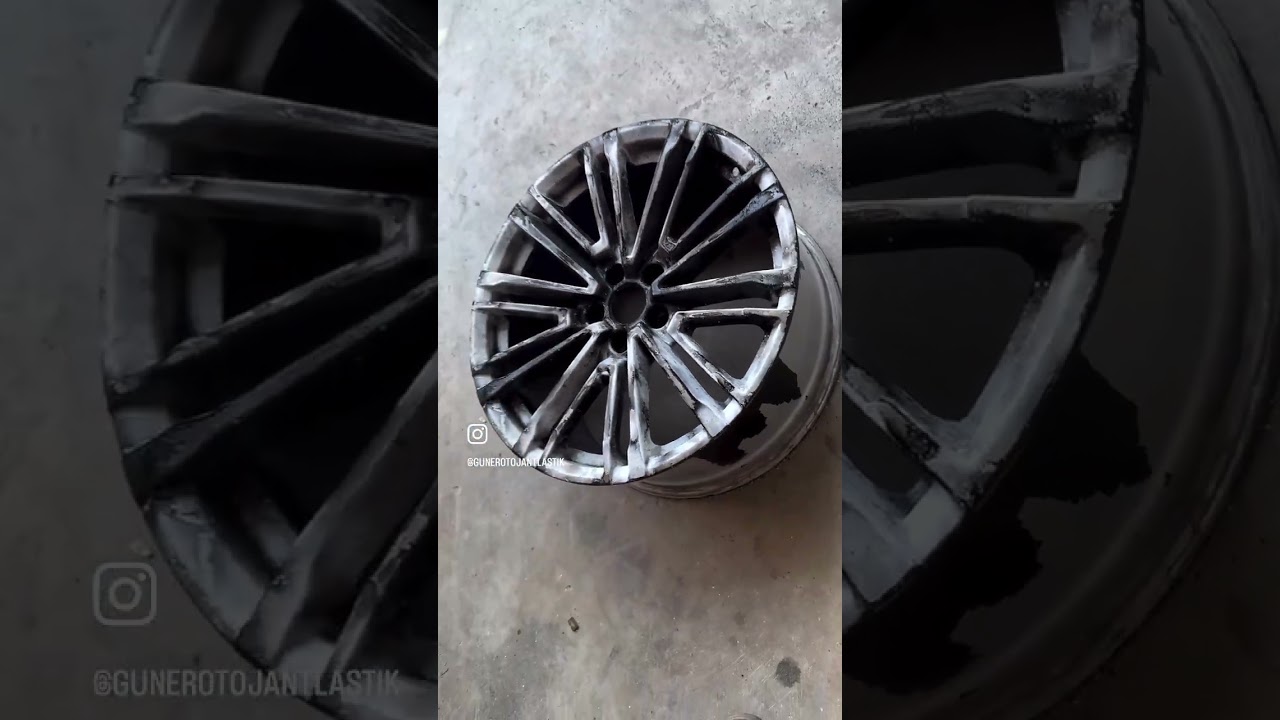 AUDİ 18 RENK DEĞİŞİMİ &Ccedil;İZİK GİDERME STATİK SİLVER JANT BOYAMA İŞLEMİ
