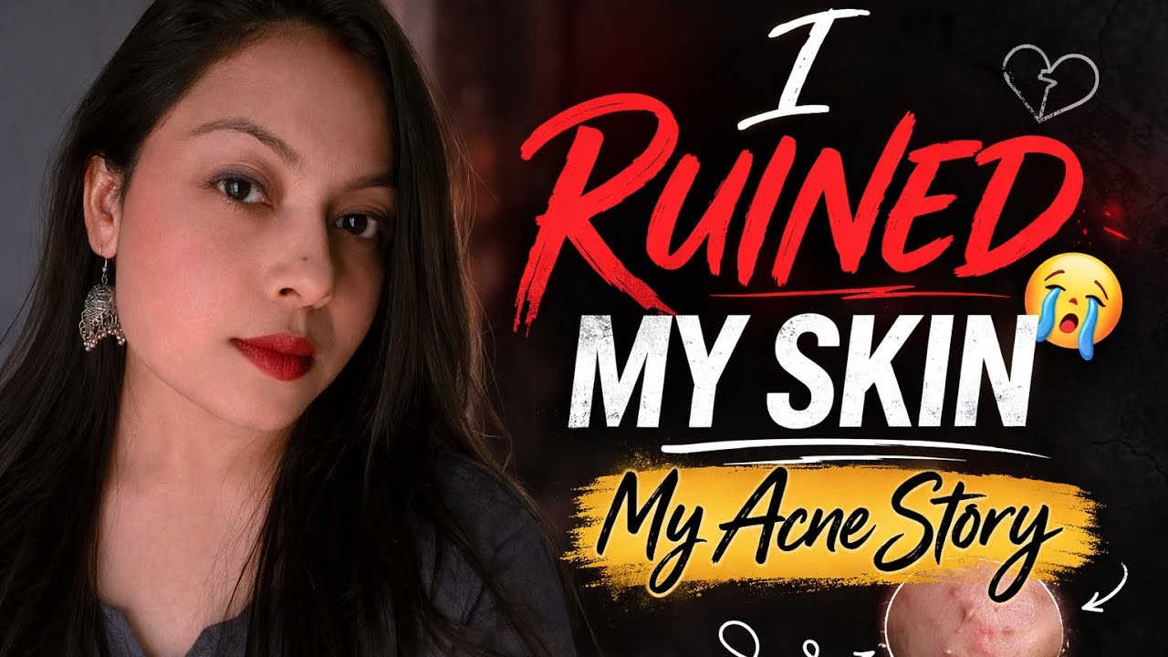 Biggest Skin Mistakes I Made 😭 | My Acne Story#youtubevideo#vlog#skincare#skincaremistakes#yt 