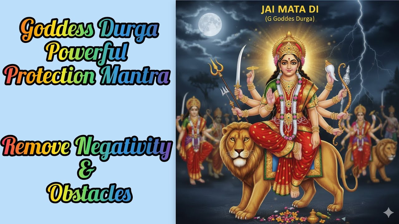 Goddess Durga Powerful Protection Mantra | Remove Negativity & Obstacles
