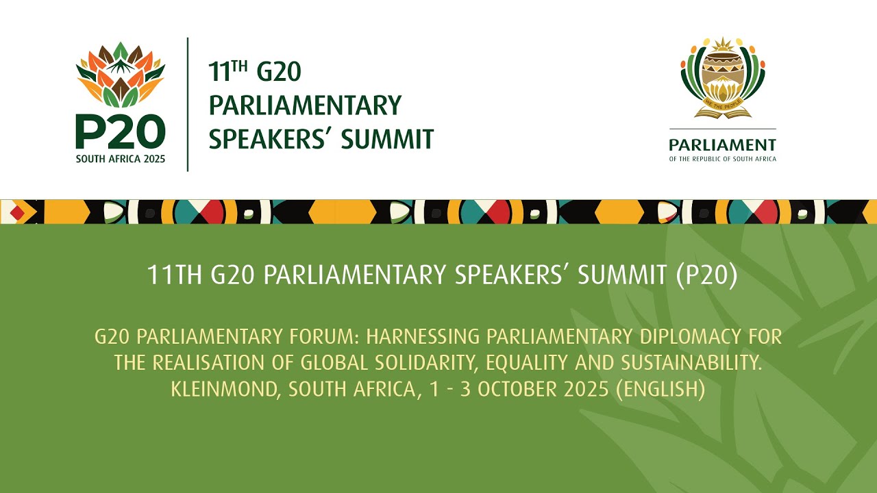 11th G20 Parliamentary Speakers&rsquo; Summit P20, 2 October 2025 [English]