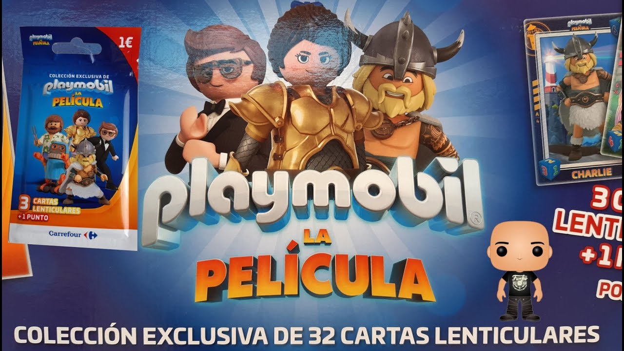 Carrefour Abrimos los sobres de Playmobil la Película