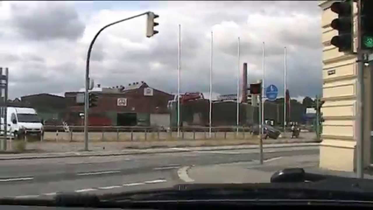 Driving in Lübeck, Germany - city to seaside [HD720p]
