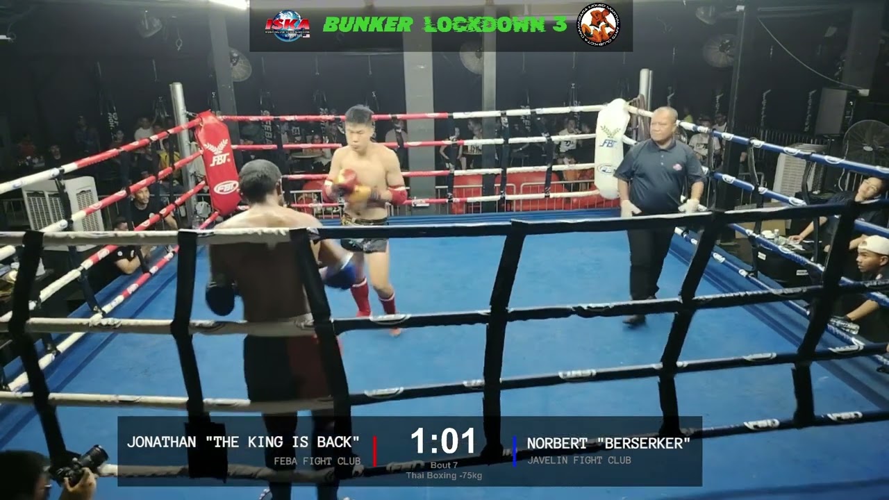 Bunker Lockdown 3 | Bout 7 Thai Boxing -75kg | Norbert 