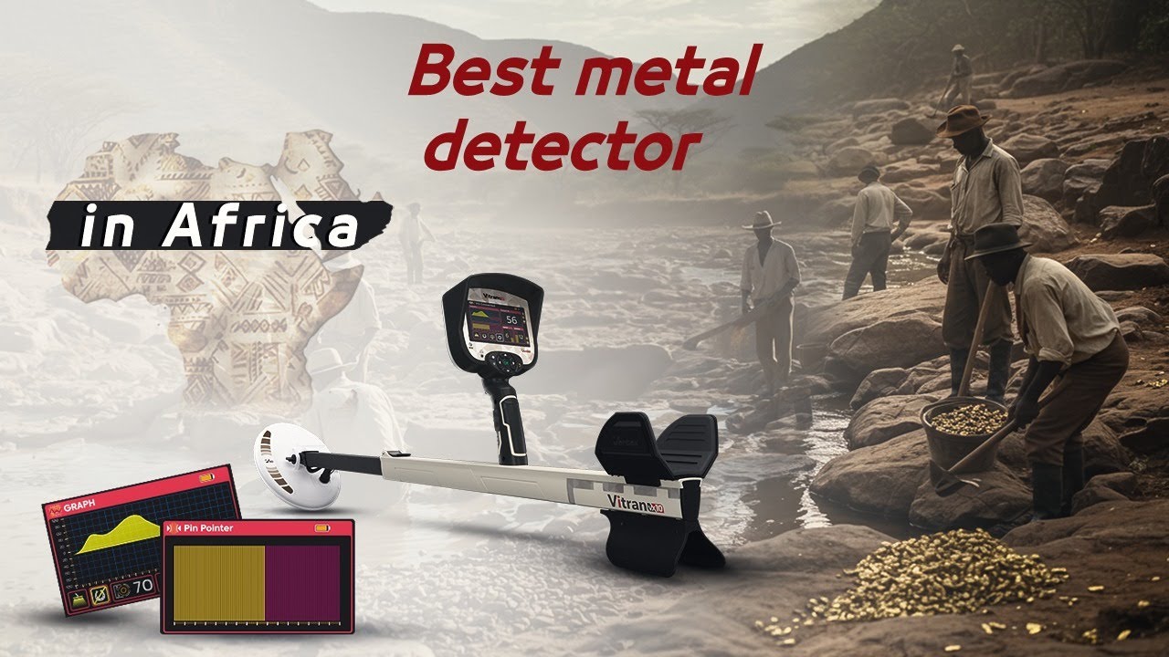 Top Gold Detector for Africa | Veteran VX10 Metal Detector for Gold Nuggets and Treasures