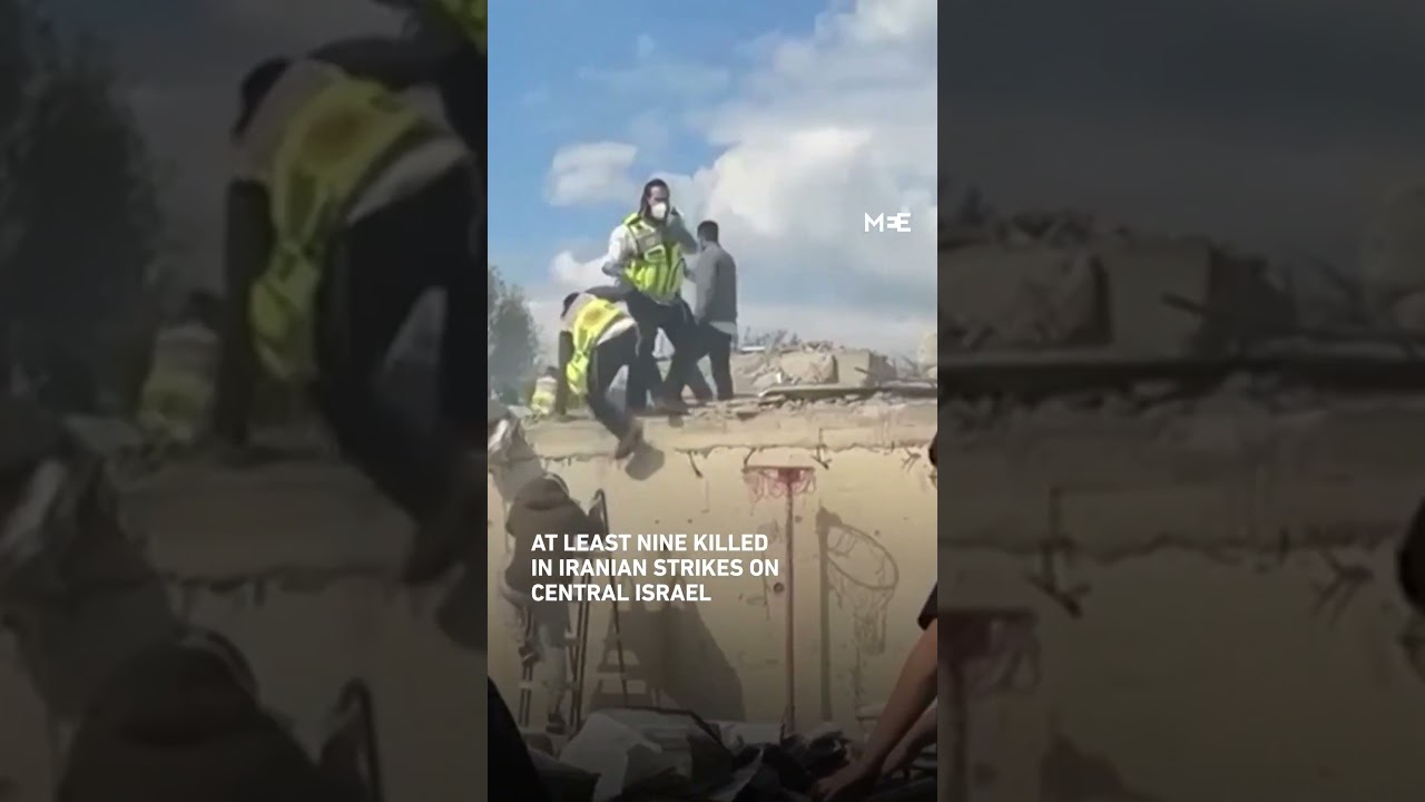 At least nine killed in Iranian strikes on central Israel