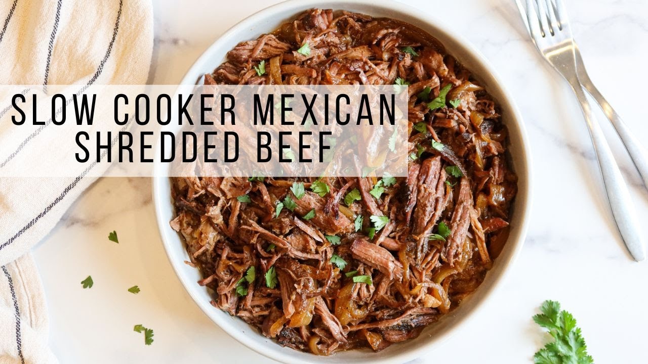 Slow Cooker Mexican Shredded Beef