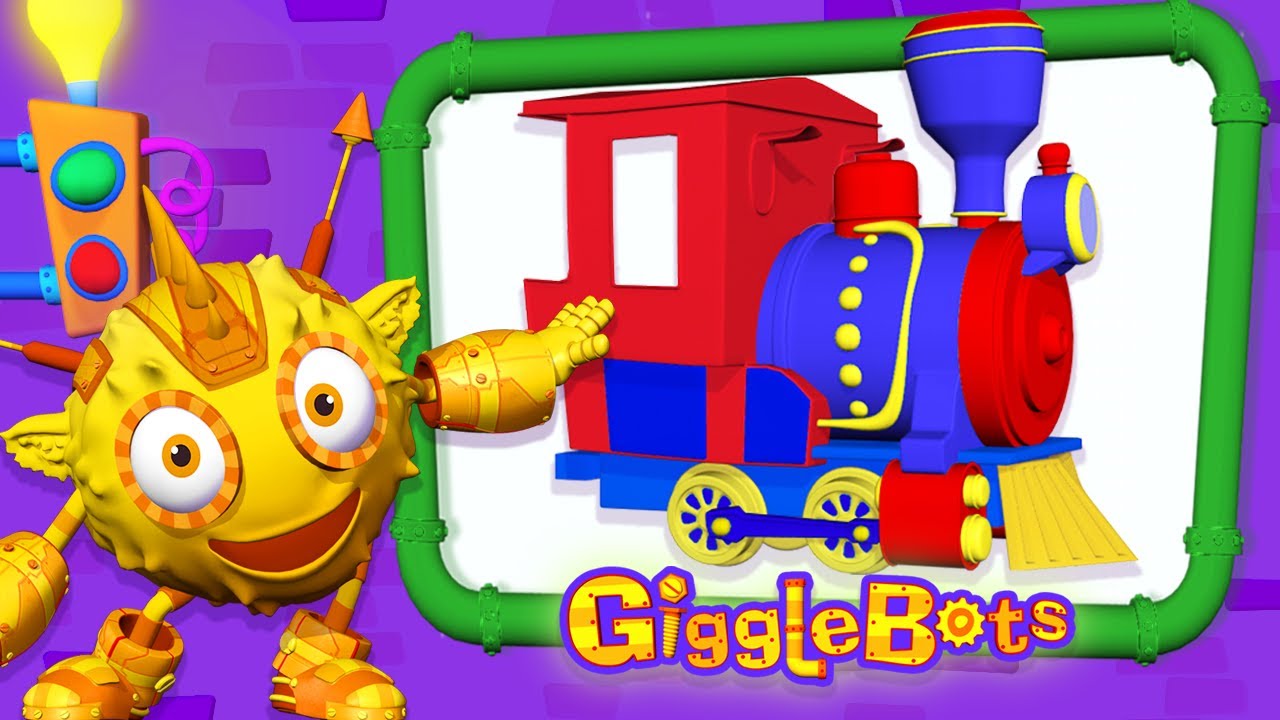 Build a Toy Train  | Learning Videos For Children | GiggleBellies