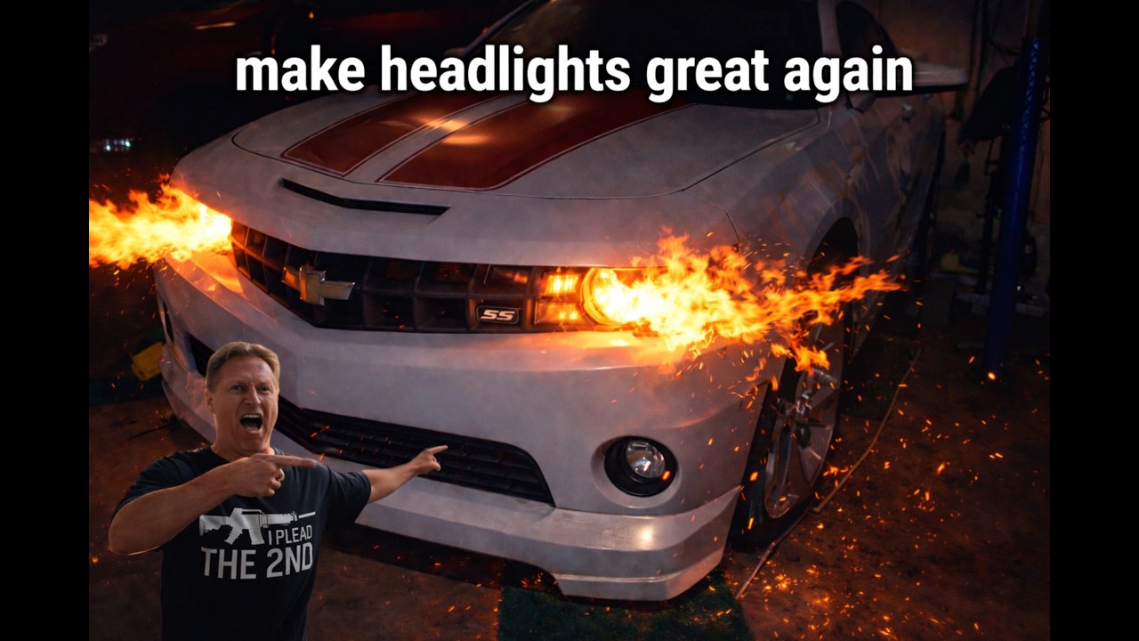 SS CAMARO HEADLIGHT REBUILD ( IN AN OVEN! )