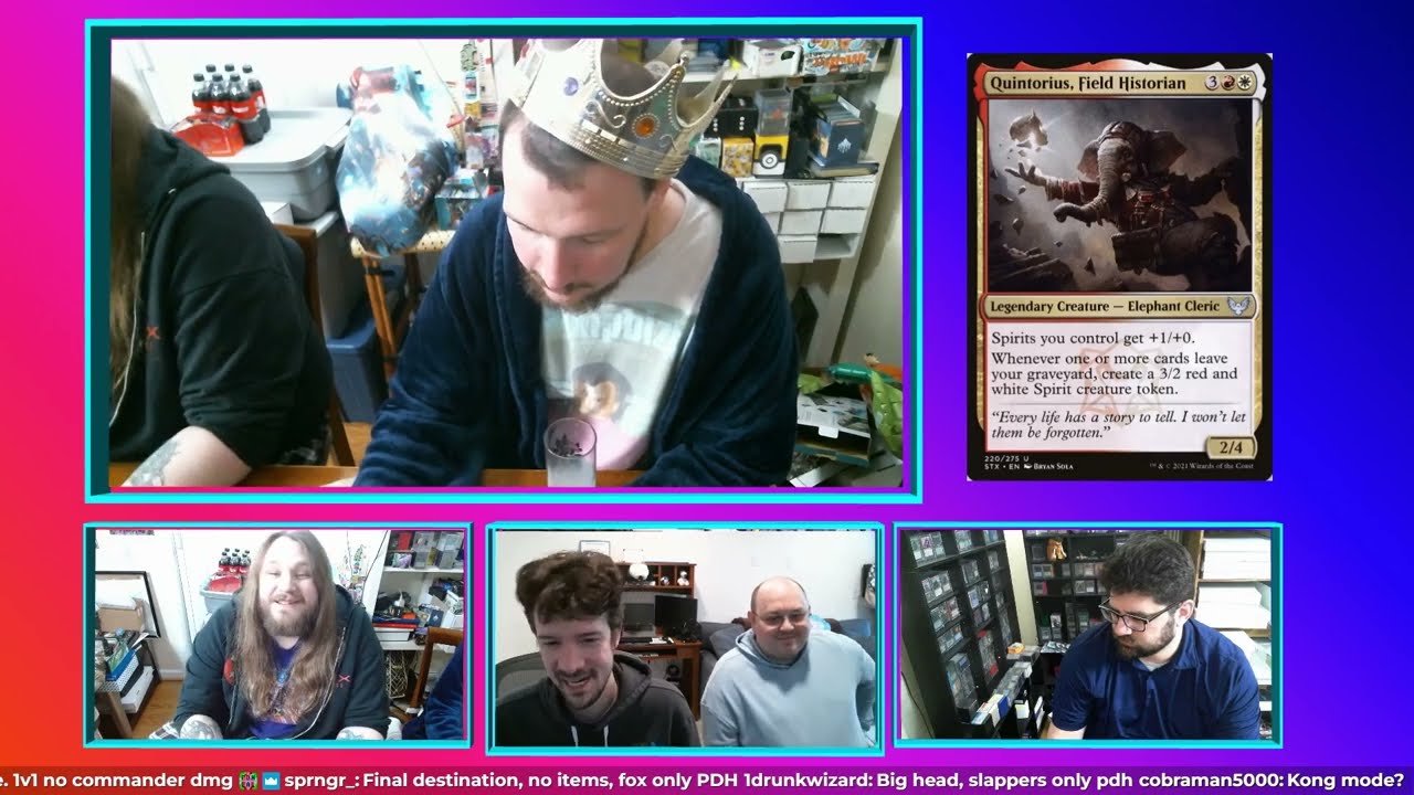 Pauper EDH - Kragma Warcaller vs Quintorius vs Tainted Observer vs Worldheart Pheonix