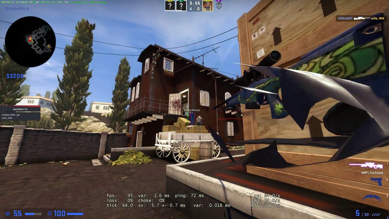 Legit/Semirage hacking on Wingman #1