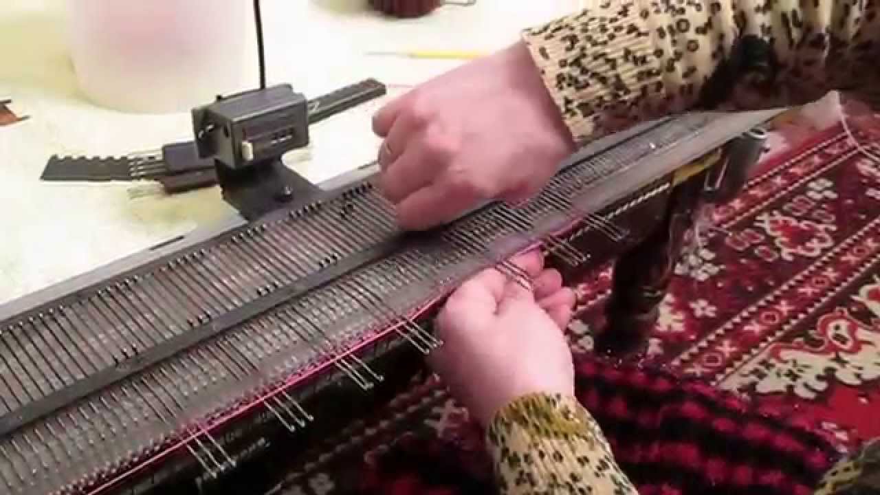 Вязальная машина Нева 5-узор для палантина