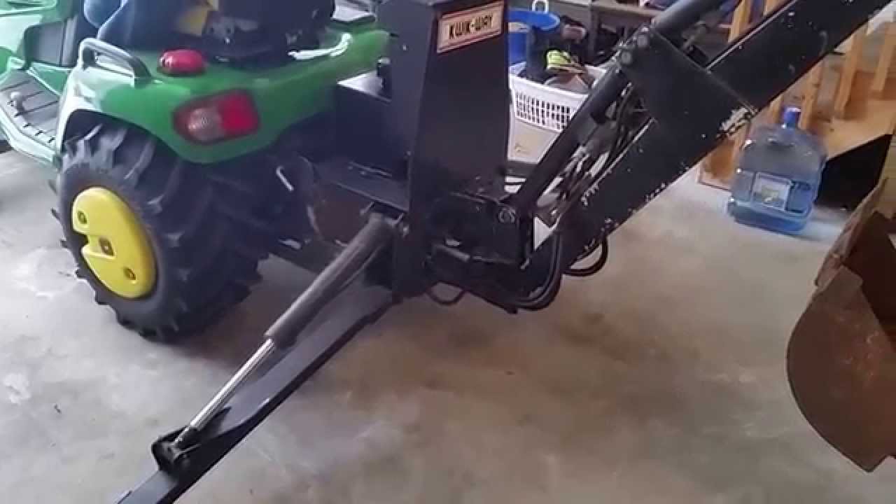 John Deere x495 Backhoe project