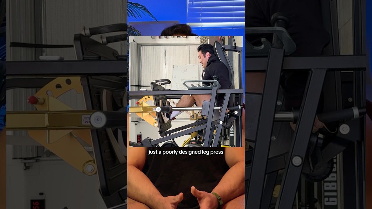 The vertical leg press is basically useless