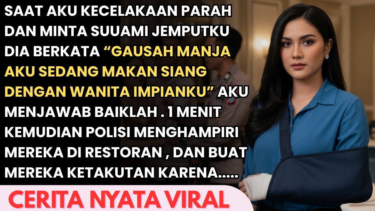 SUAMI LEBIH MEMILIH KENCAN BERSAMA GUNDIK DARIPADA JEMPUTKU YANG HABIS KECELAKAAN - 1 MENIT KEMUDIAN