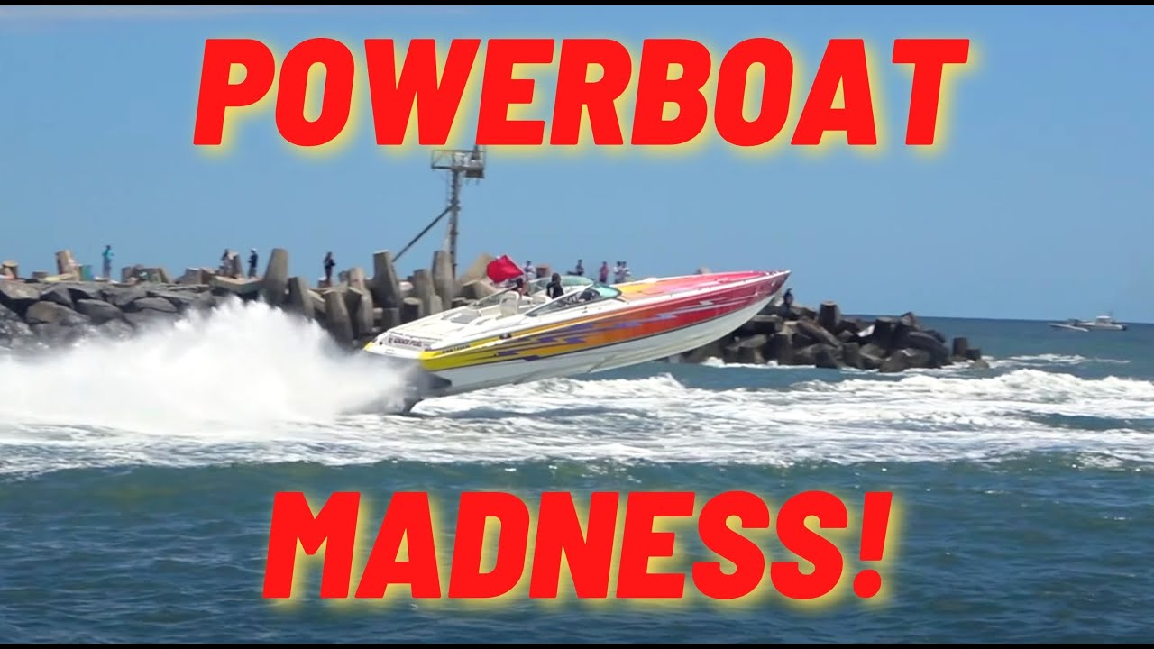 Powerboat MADNESS Through Manasquan Inlet !! 2021 POINT PLEASANT BEACH OFFSHORE RACE