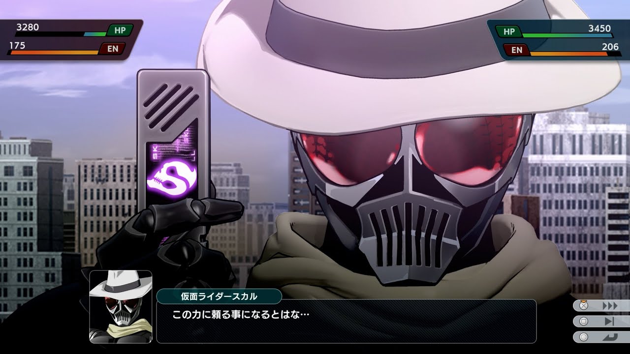 『スーパーロボット大戦Y DLC』仮面ライダースカル 全武装 | SRWY DLC Kamen Rider Skull All Attacks