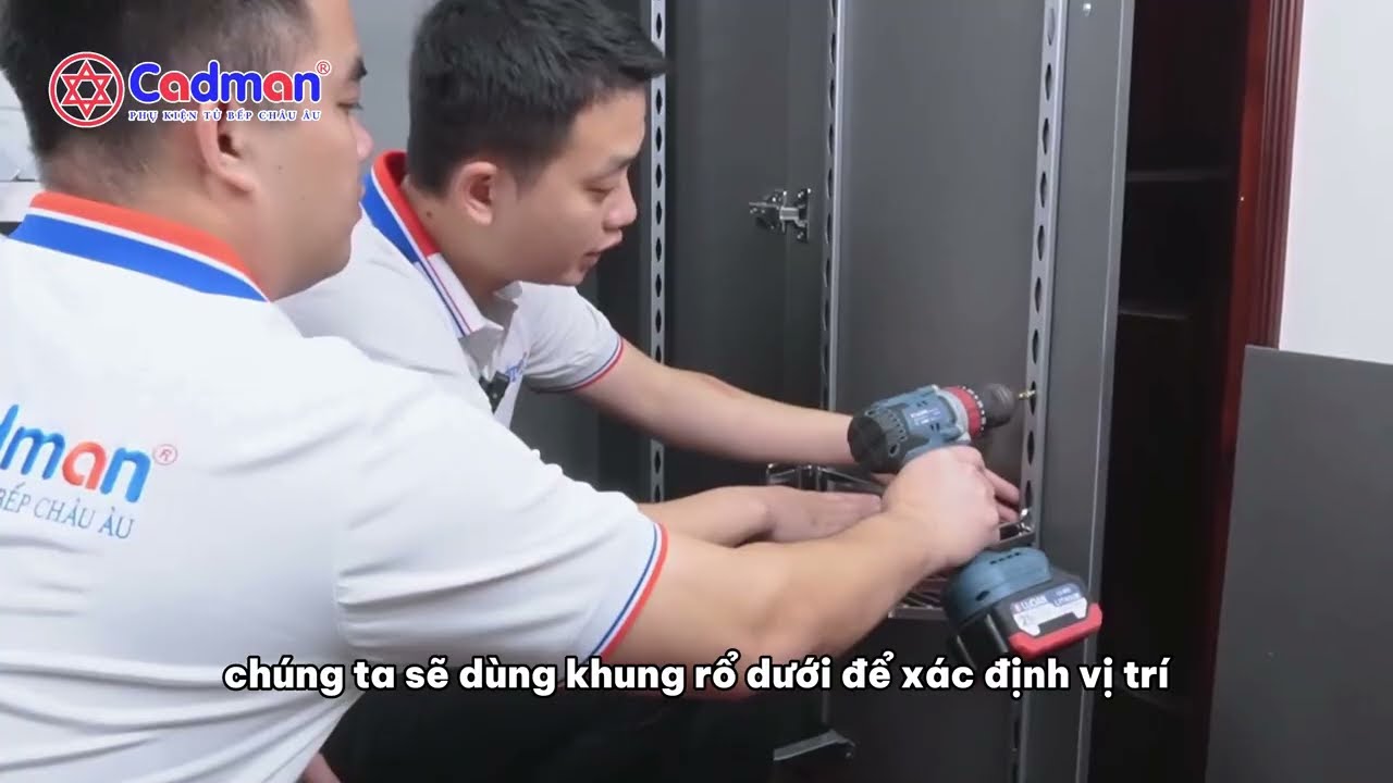 Hướng dẫn lắp đặt tủ đồ khô đơn giản, dễ hiểu nhất #cadman #kitchen #viral #videoshort