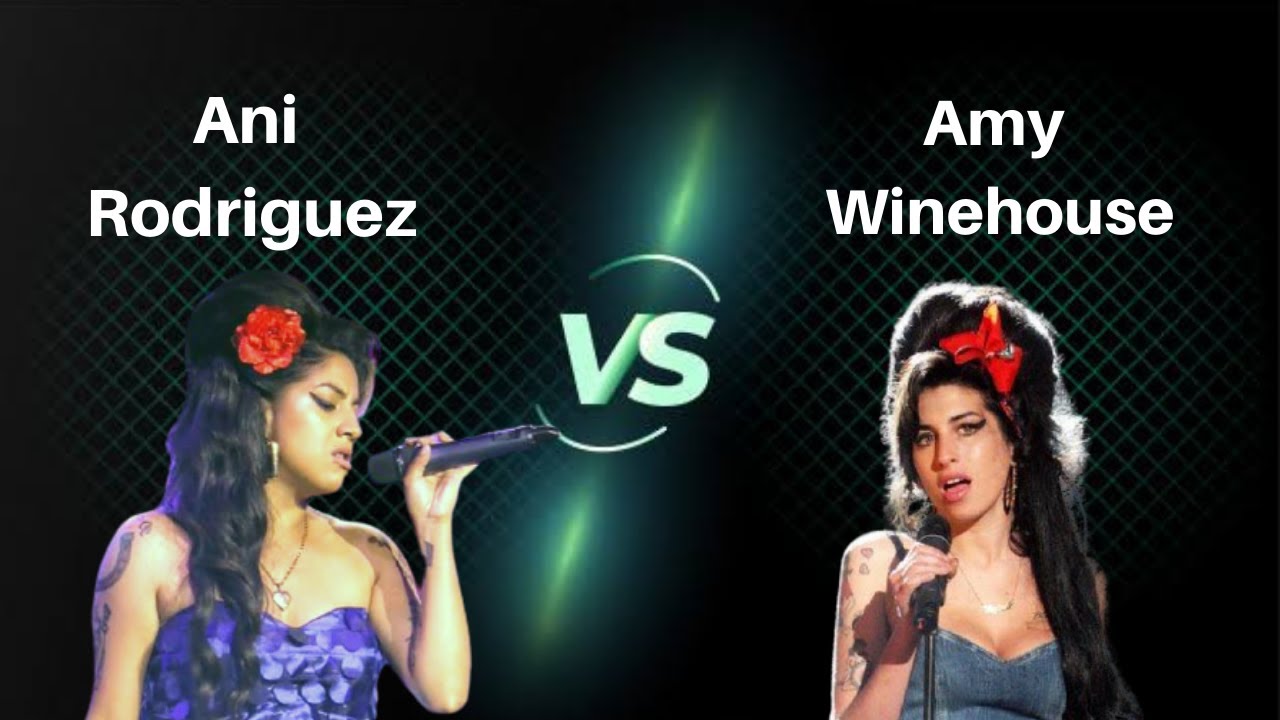 Ani Rodriguez es Amy Winehouse (¿Realmente se parecen?) 