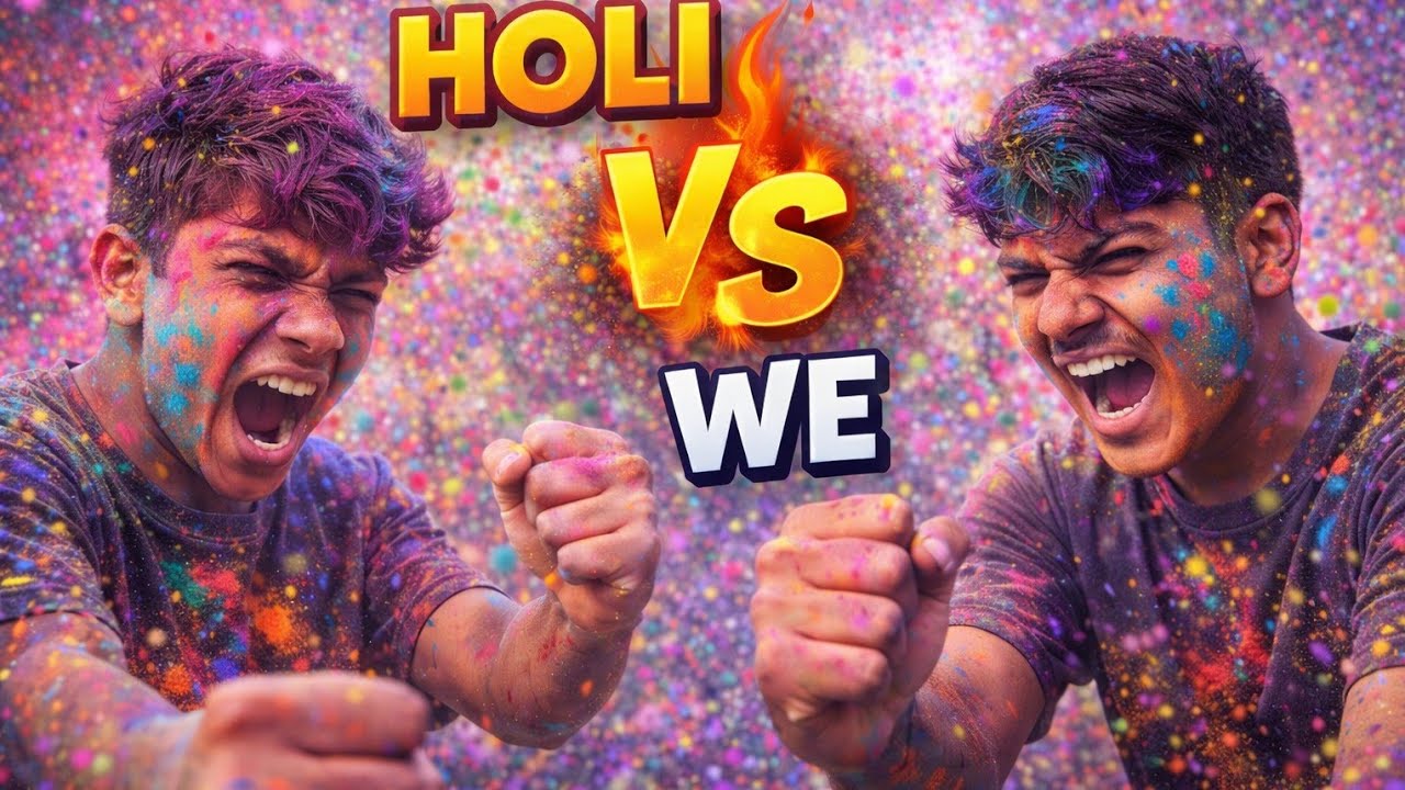 HOLI 🆚 HUM 😱 | Sabse Crazy Holi Challenge 2026...