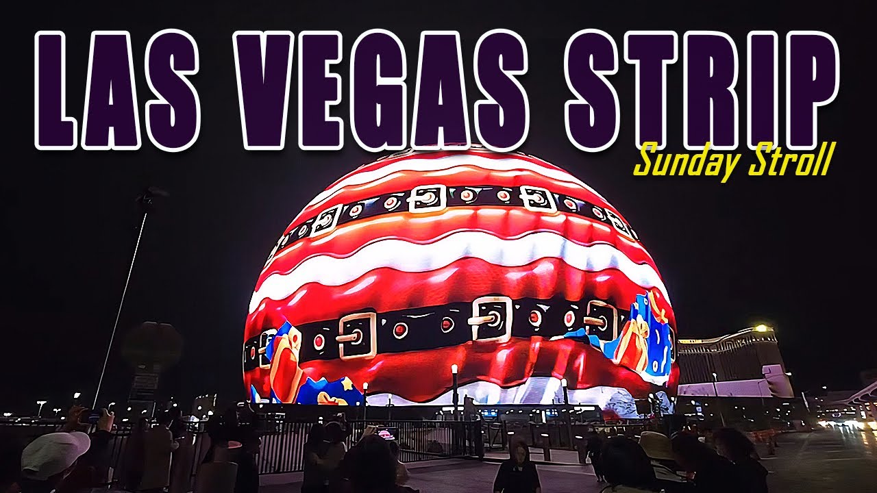 🫶🏼🔮🎄Las Vegas Live Sunday Strip Stroll #Live #walking #relaxing #lasvegasstrip #happyholidays