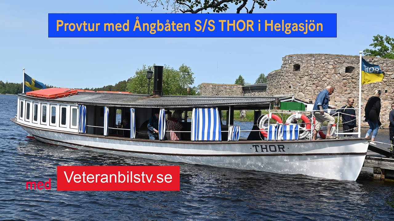 Ångbåten S/S Thor i Växjö