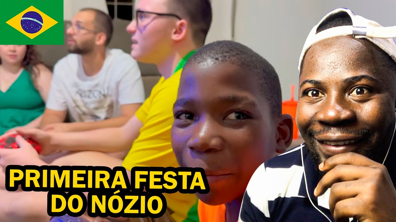 NÓZIO FOI CONVIDADO NUMA FESTA DE ANIVERSÁRIO NO BRASIL PELA PRIMEIRA VEZ