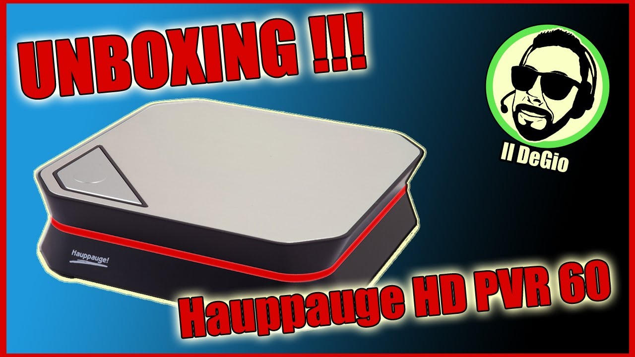 UNBOXING - Hauppauge HD PVR 60!!