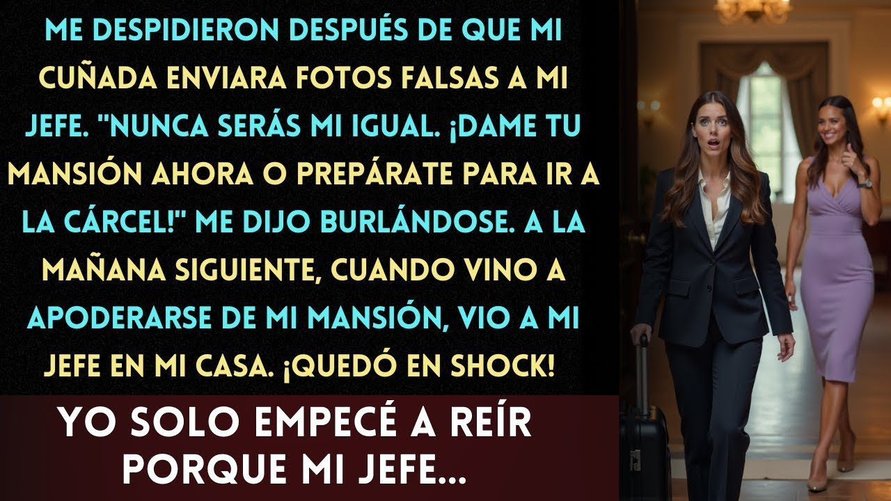 Me despidieron después de que mi cuñada enviara fotos falsas a mi jefe  ¡Dame la casa o a la cárc