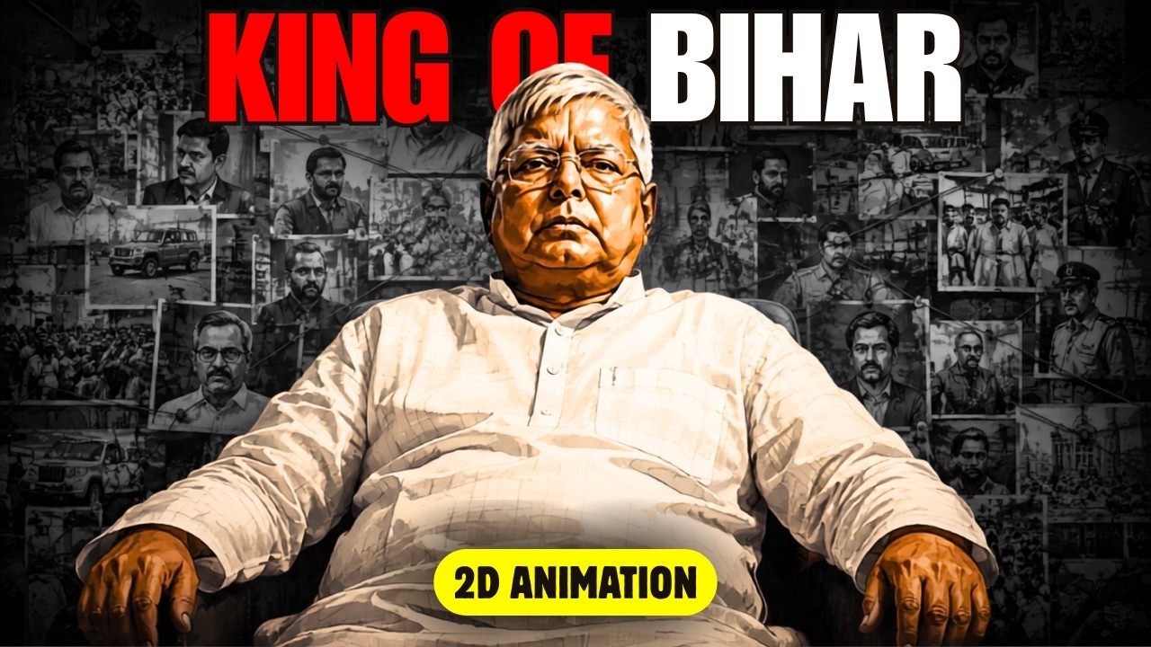 How Lalu Yadav Became Bihar&rsquo;s Most Powerful Leader⁉️| 2D Animation