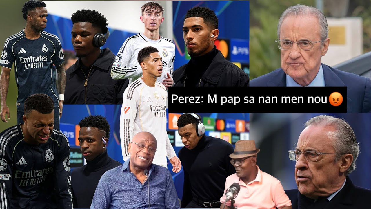 Prezidan Real Madrid Florentino Perez Fache anpil sou jwè yo, Li dil pap pran sa nan men mesye yo