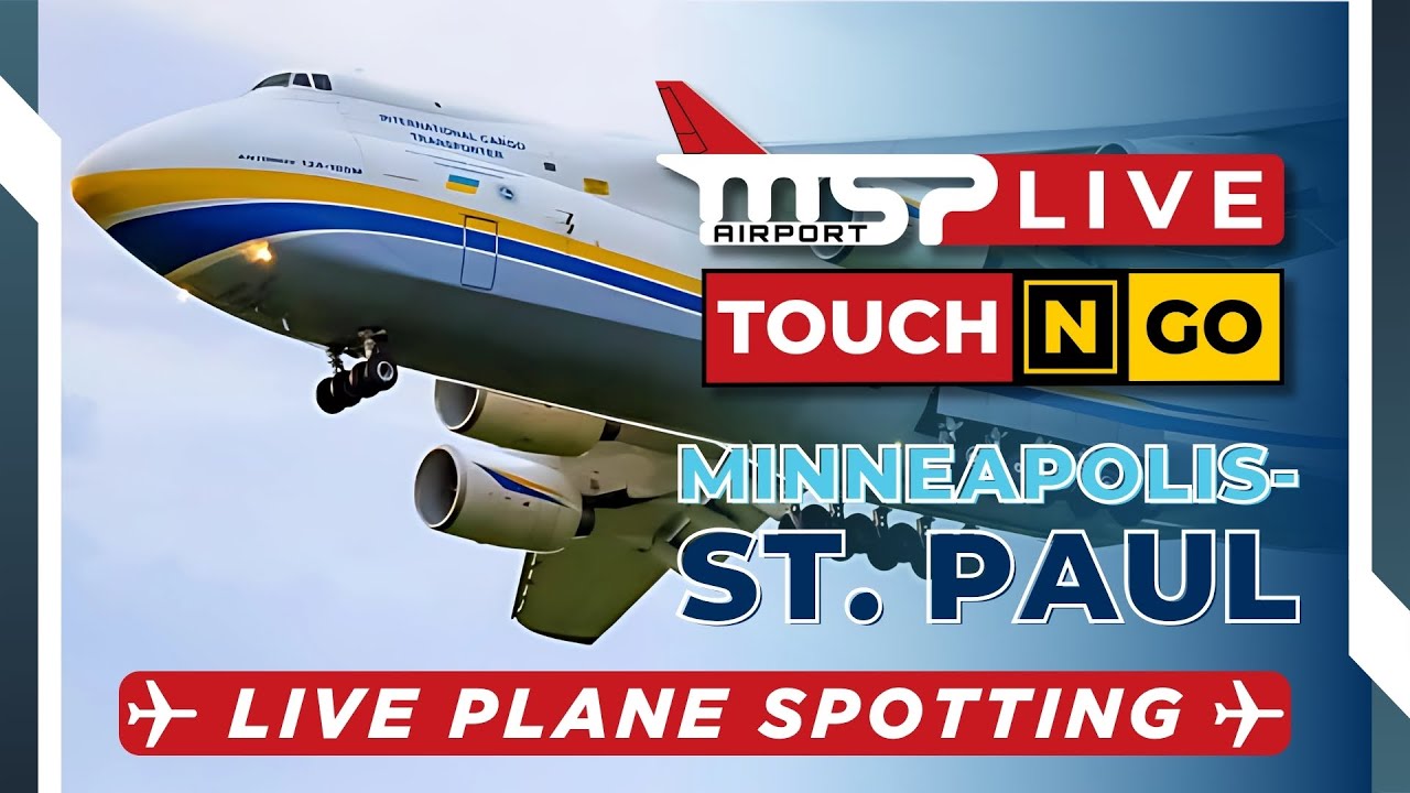 🔴 LIVE MSP PLANE SPOTTING w/ ANTONOV AN-124 DEPARTURE!!! ✈ Arrivals & Departures w/ ATC ✈ 3/7/25