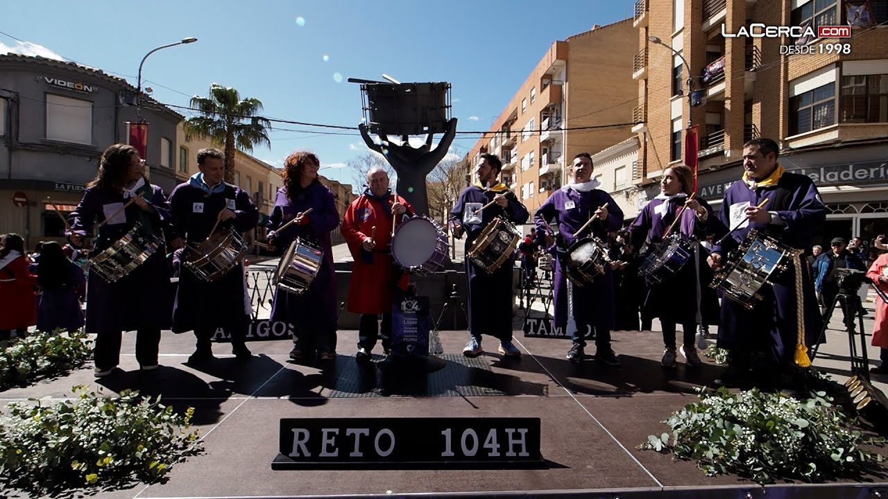 Tobarra quiere hacer historia con 104 horas de tambor ininterrumpidas
