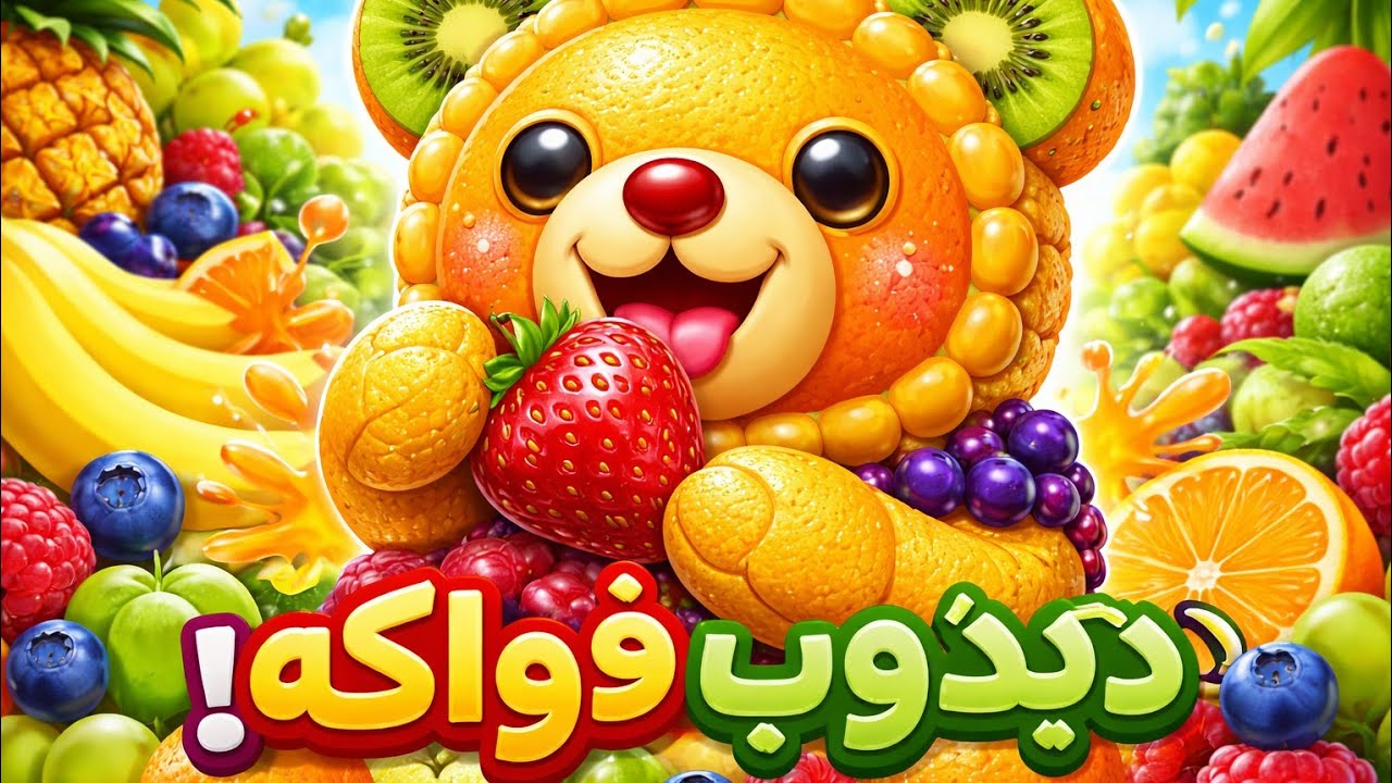 ⭐ دبدوب الفواكه اللطيف 🍓🍊 | مغامرة الأكل الممتعة!#funny #ذكاء_اصطناعي 