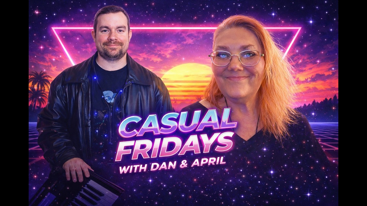 Casual Friday's with Miami Dan & April O'Neil | Synthwave Livestream | RetroSynth Radio #synthwave